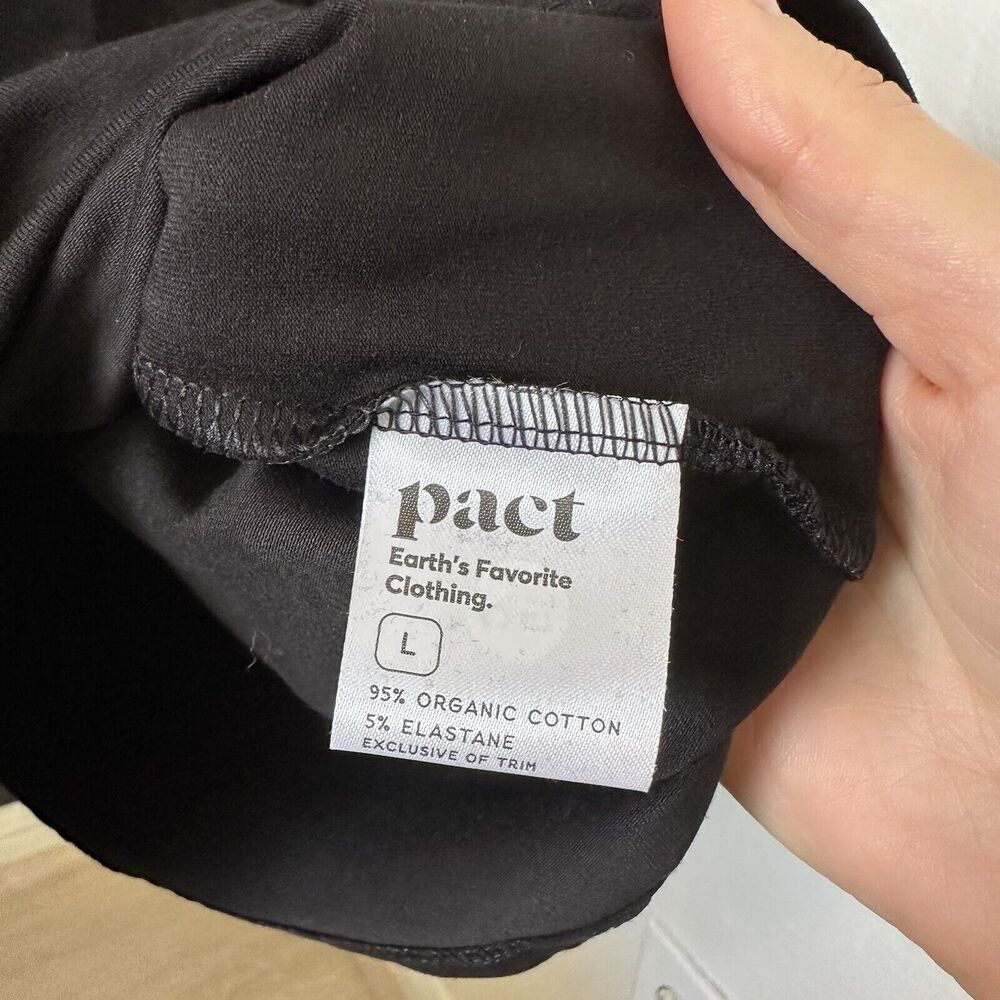 NWT Pact Organic Cotton Blend V Neck Fit & Flare Easy Dress - Picture 10 of 14